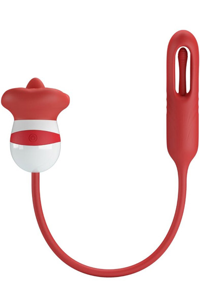 Romance Alyss Red Mouth Vibrator - Vibrators 4