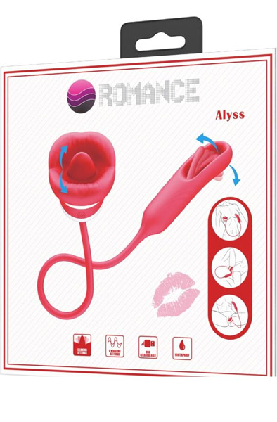 Romance Alyss Red Mouth Vibrator - Vibrators 5