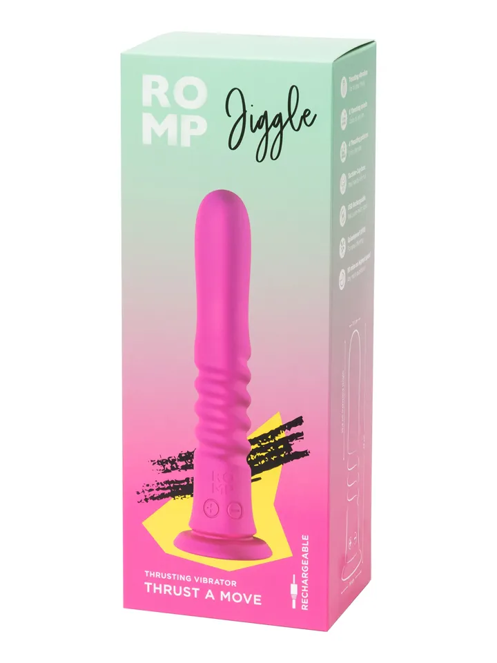 Romp Jiggle Thrusting Vibrator - Vibrējošs dildo 4 [full]