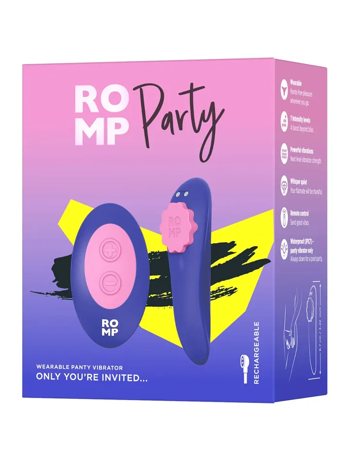 Romp Party Wearable Panty Vibe - Vibrējošas biksītes 6 [full]