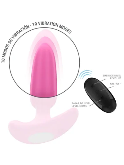 Ross Anal Plug 10 Vibrations Remote Control - Vibrējošs anālais spraudnis 4