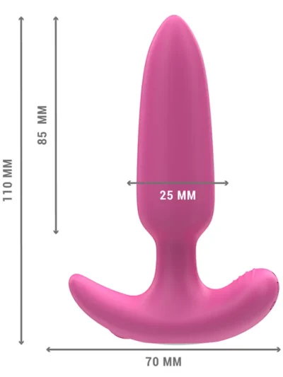 Ross Anal Plug 10 Vibrations Remote Control - Vibrējošs anālais spraudnis 5