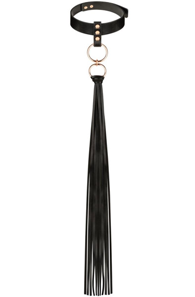 Rosy Gold Collar With Flogger - Apkakle 2