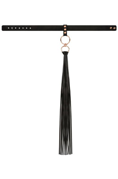 Rosy Gold Collar With Flogger - Apkakle 3