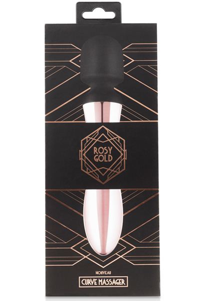 Rosy Gold Nouveau Curve Wand - Burvju nūjiņa / masāžas zizlis 3