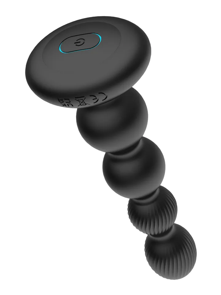 Rotating Anal Beaded Plug - Vibrējošas anālās krelles 3 [full]
