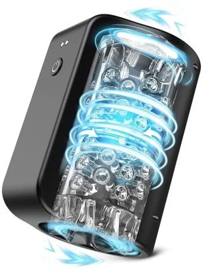 Rotating Masturbator 7 Modes Black - Automātiskais masturbators 1