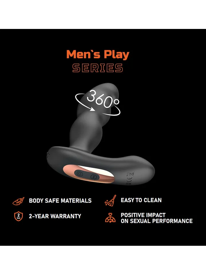 Rotating Prostate Massager With Remote Control - Prostatas stimulators 4 [full]