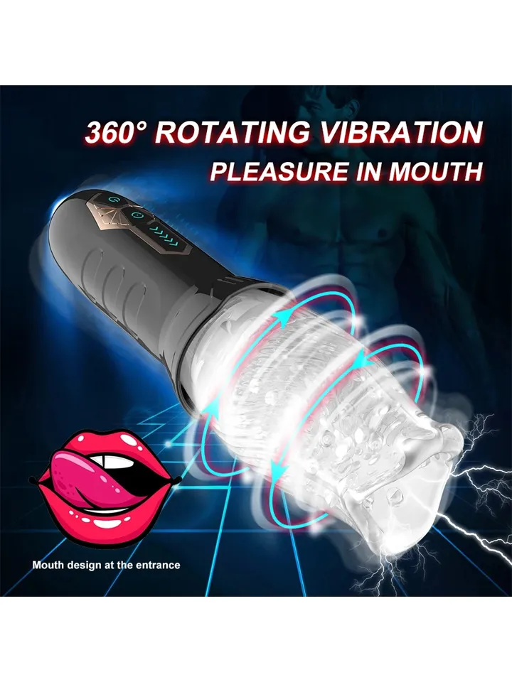 Rotating & Vibrating Masturbator - Masturbators 2 [full]