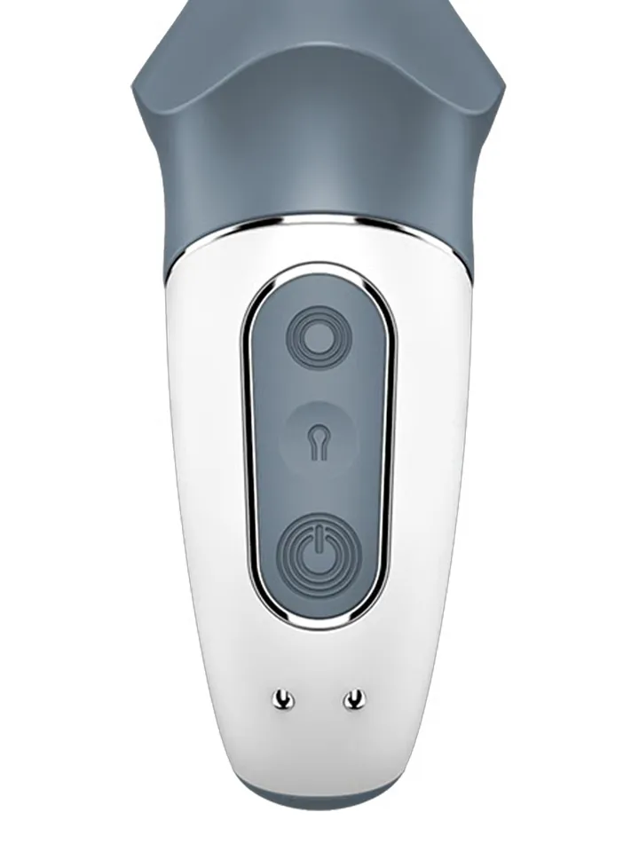 Satisfyer Air Pump Booty 1 Grey - Vibrējošs anālais dildo 4 [full]