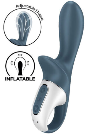 Satisfyer Air Pump Booty 2 Dark Grey - Anālais vibrators 1