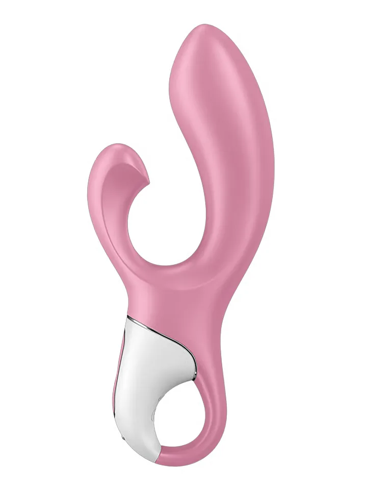 Satisfyer Air Pump Bunny 2 Light Red - Trušu vibrators 3 [full]
