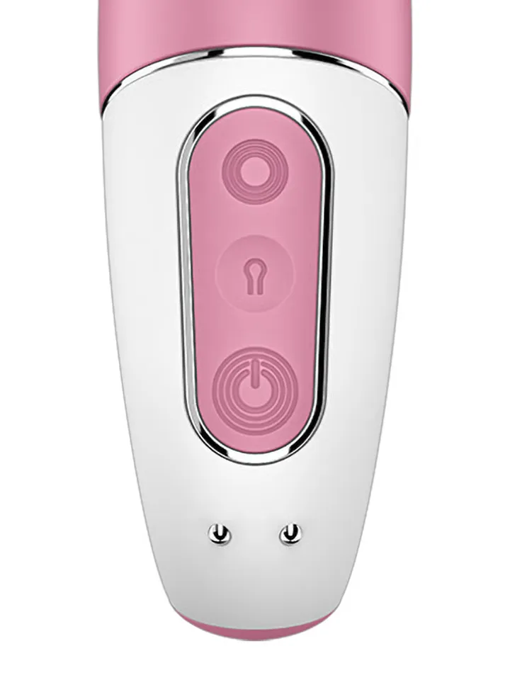 Satisfyer Air Pump Bunny 2 Light Red - Trušu vibrators 4 [full]