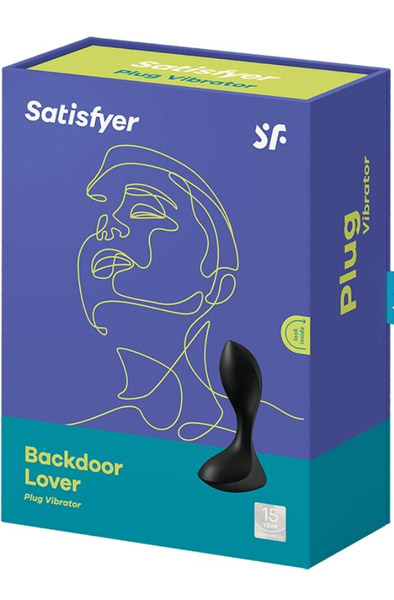 Satisfyer Backdoor Lover Vibrator Black - Vibrējošs anālais spraudnis 4