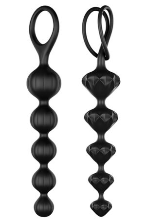 Satisfyer Beads Black - Anālās krelles 1