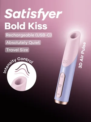 Satisfyer Bold Kiss Air Pulse Vibrator - Gaisa spiediena vibrators 1