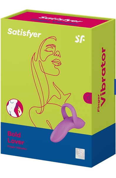 Satisfyer Bold Lover Finger Vibrator Dark Pink - Pirkstu vibrators 4