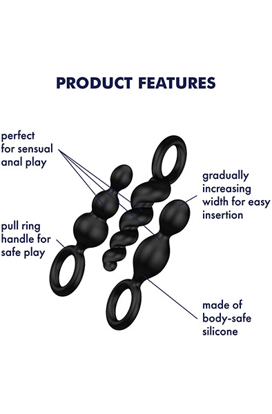 Satisfyer Booty Call Plugs - Anālā spraudņa komplekts 2