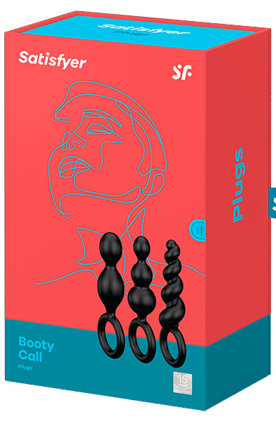 Satisfyer Booty Call Plugs - Anālā spraudņa komplekts 3
