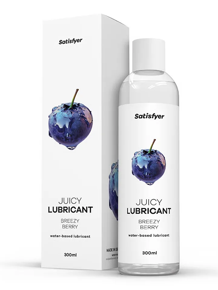 Satisfyer Breezy Berry Water Based Lubricant 300 ml - Aromatizēta smērviela 1 [full]