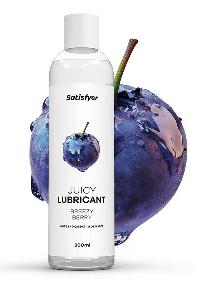 Satisfyer Breezy Berry Water Based Lubricant 300 ml - Aromatizēta smērviela 2 [full]