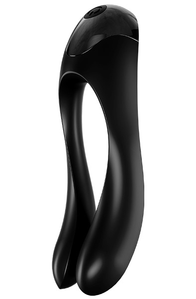 Satisfyer Candy Cane Finger Vibrator Black - Klitora vibrators 2