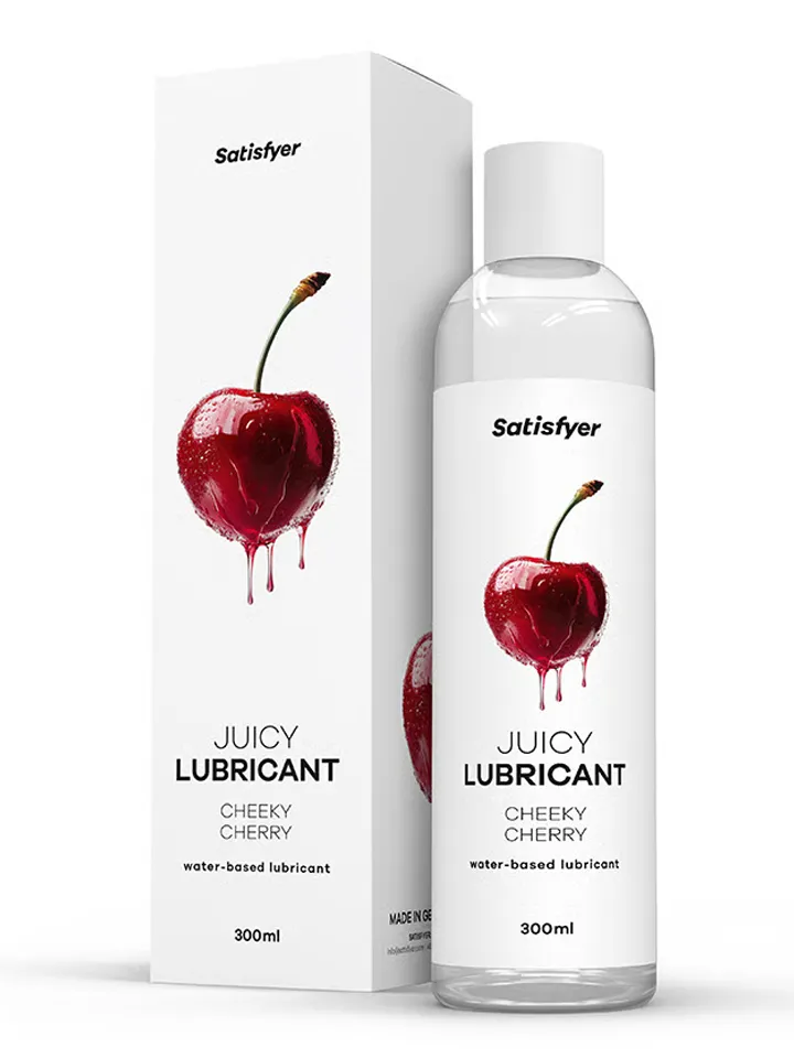 Satisfyer Cheeky Cherry Water Based Lubricant 300 ml - Lubrikants uz ūdens bāzes 1 [full]