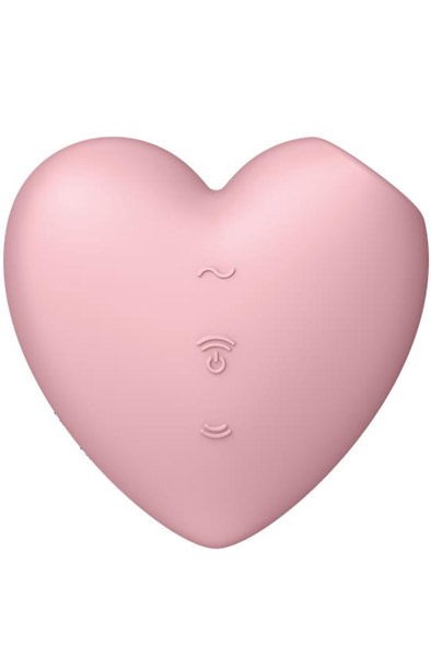 Satisfyer Cutie Heart Light Red - Gaisa spiediena vibrators 4