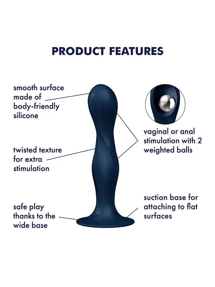 Satisfyer Double Ball-R Blue - Vibrators 2 [full]