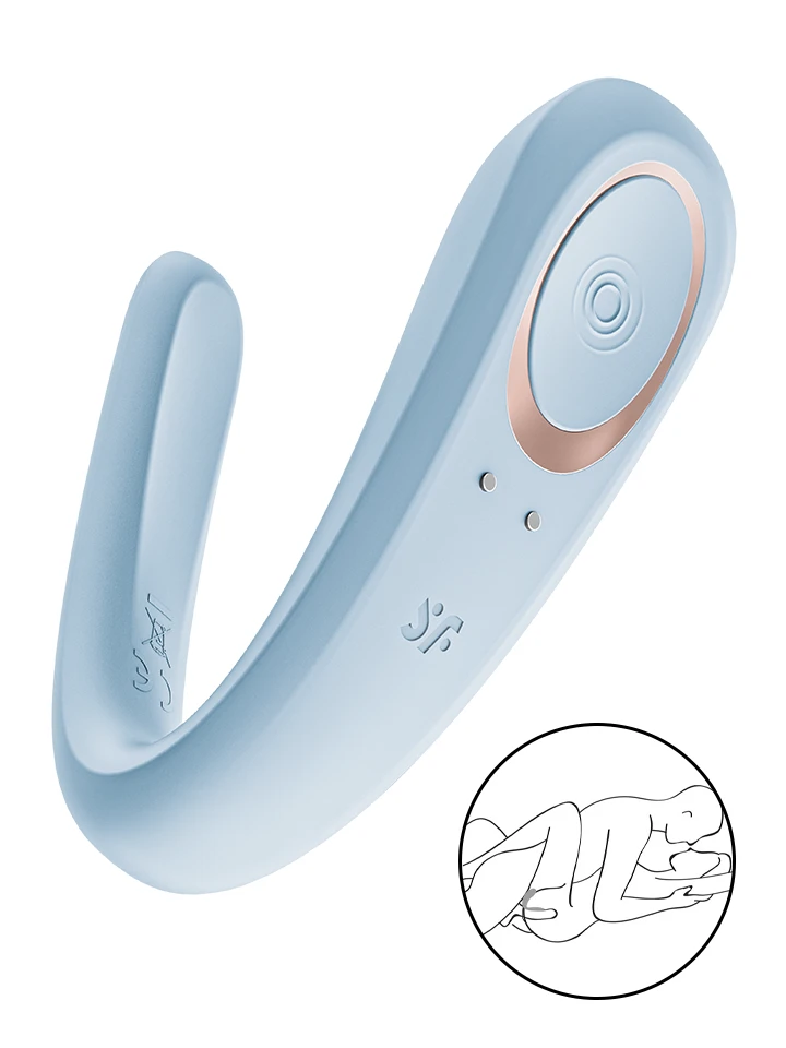 Satisfyer Double Classic Partner Vibrator - Pāru vibrators 1 [full]