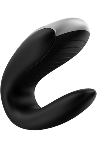 Satisfyer Double Fun Black - Pāris vibrators ar lietotņu vadību 3