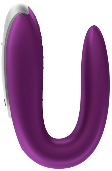 Satisfyer Double Fun Purple - Pāris vibrators ar lietotņu vadību 2