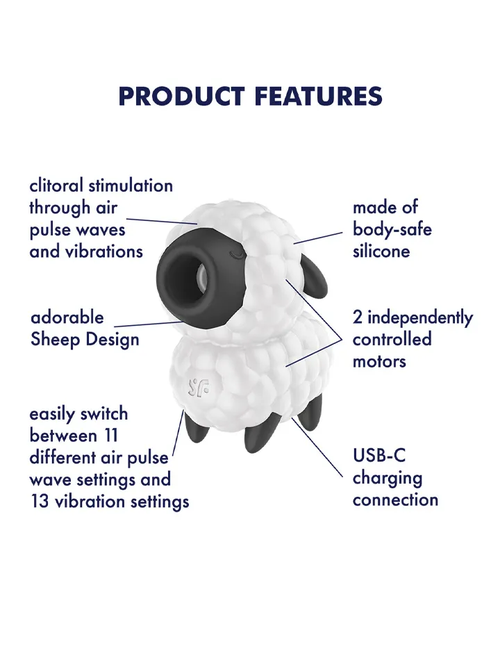 Satisfyer Dreamy Sheep - Gaisa spiediena vibrators 2 [full]