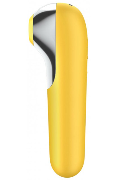 Satisfyer Dual Love Yellow - Lietotņu kontrolēts klitora stimulators 3
