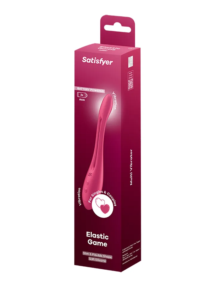 Satisfyer Elastic Game Pink Battery Series - Pāru vibrators 5 [full]