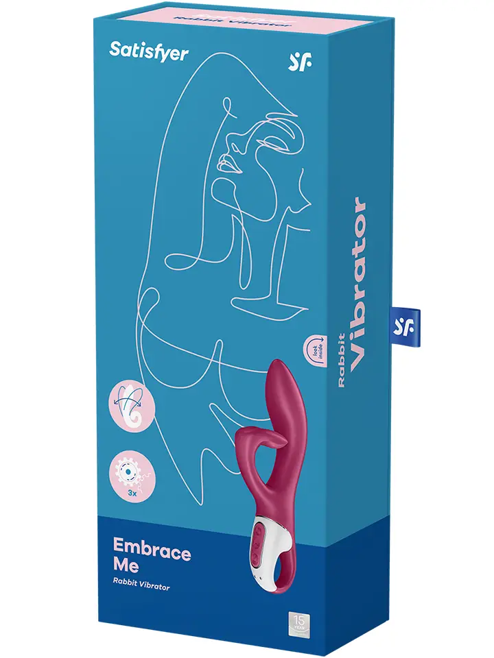 Satisfyer Embrace Me Rabbit Vibrator Berry - Trušu vibrators 5