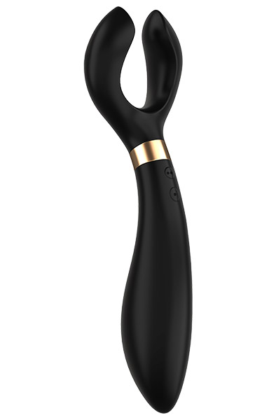 Satisfyer Endless Fun Multi-Use Vibrator Black - Pāru vibrators 1