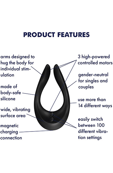 Satisfyer Endless Joy Black - Pāru vibrators 2