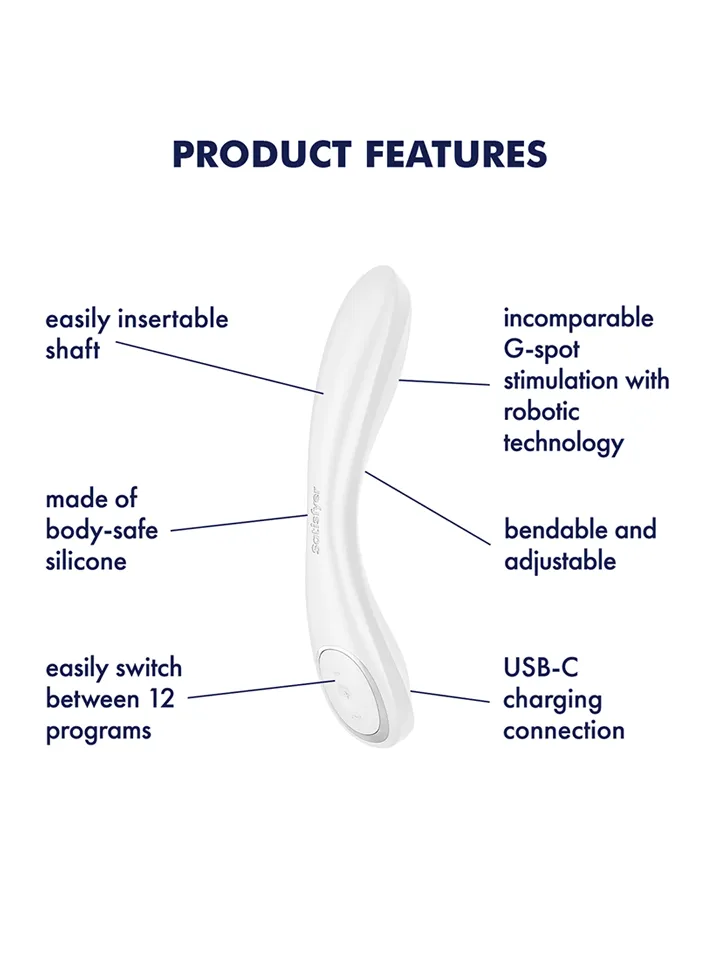 Satisfyer G-Spot Wave 2 White - G punkta vibrators 2 [full]