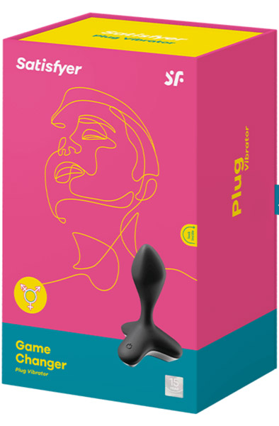 Satisfyer Game Changer Black - Vibrējošs anālais spraudnis 5