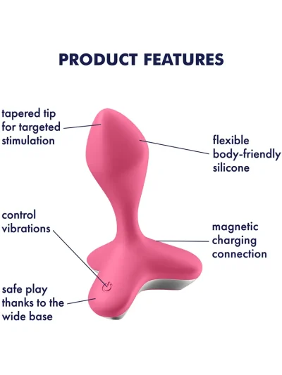 Satisfyer Game Changer Plug Vibrator Pink - Vibrējošs anālais spraudnis 2