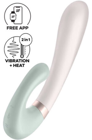 Satisfyer Heat Wave Connect App Mint - Trušu vibratori 1