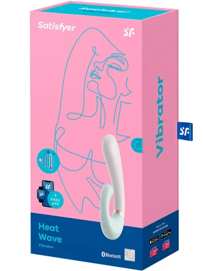 Satisfyer Heat Wave Connect App Mint - Trušu vibratori 5