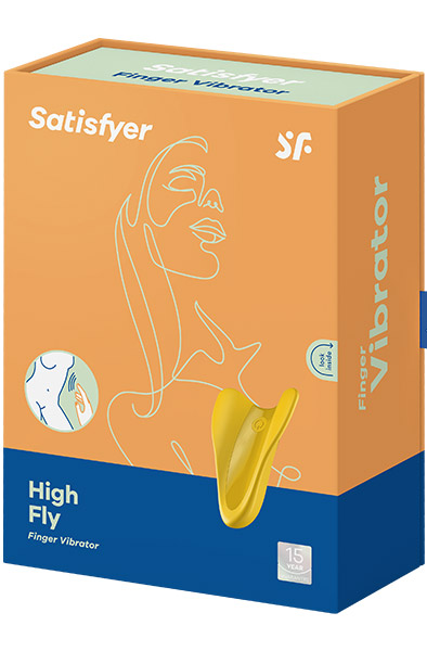 Satisfyer High Fly Finger Vibrator Yellow - Klitora vibrators 4