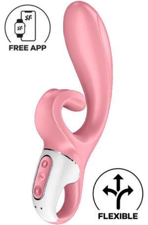 Satisfyer Hug Me Rabbit Vibrator Pink - Trušu vibrators 1