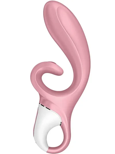 Satisfyer Hug Me Rabbit Vibrator Pink - Trušu vibrators 3