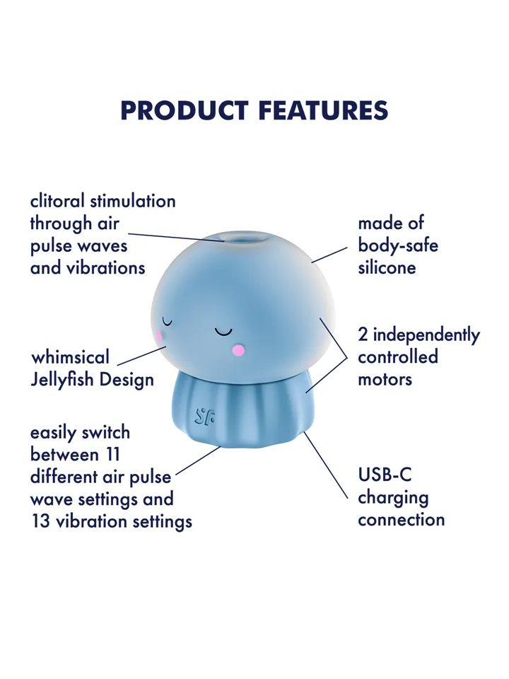 Satisfyer Jelly-Cious Baby Blue - Klitora vibrators 2 [full]