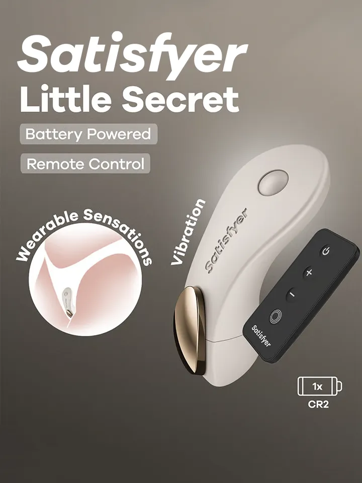 Satisfyer Little Secret Battery Powered - Vibrējošas biksītes 1 [full]