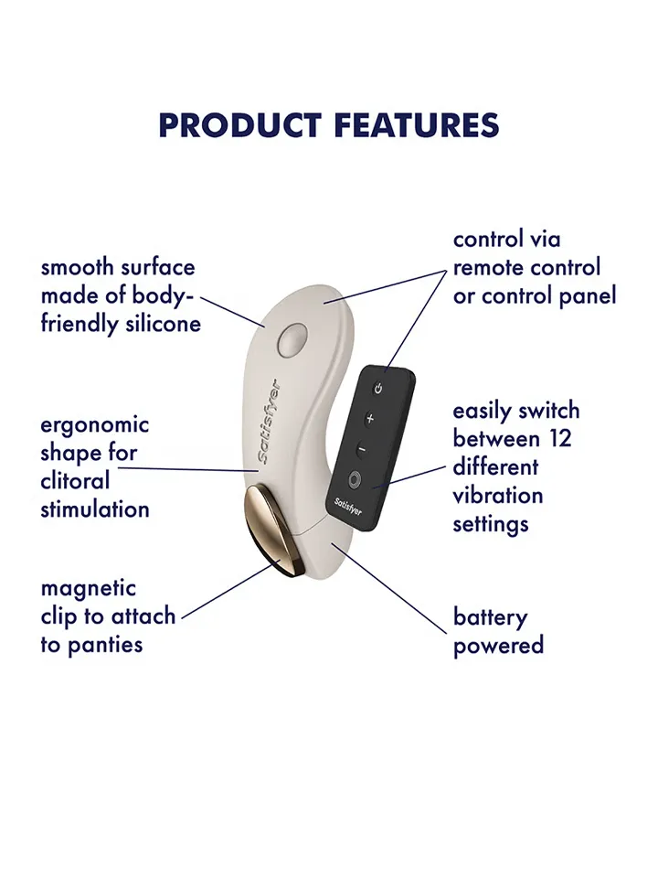 Satisfyer Little Secret Battery Powered - Vibrējošas biksītes 2 [full]
