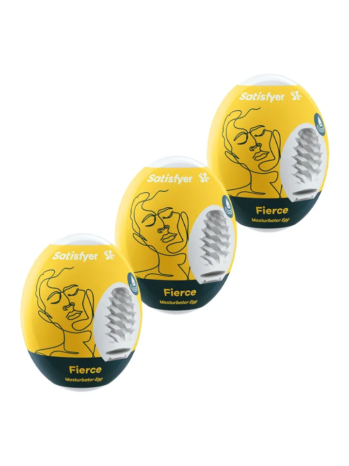 Satisfyer Masturbator Egg Fierce 3-pack - Palaist olas 1 [full]